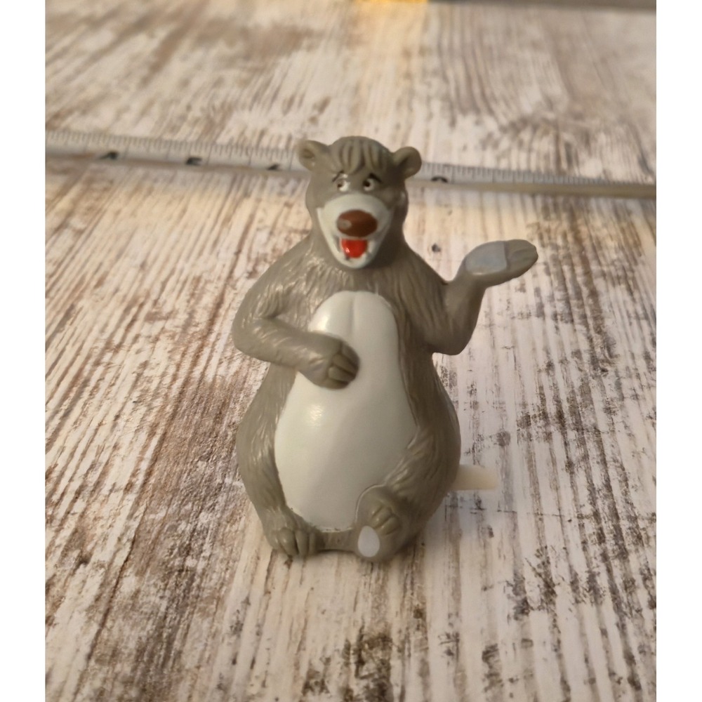 Vintage 1989 McDonalds Disney Jungle Book Baloo Bear Wind Up Happy Meal Toy